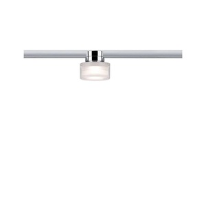 Paulmann, Paulmann Topa Dot EEK: LED (A++ - E) Hochvolt-Schienensystem-Leuchte URail LED fest eingebaut 5.2 W LED Chrom, Klar,, Paulmann Topa Dot Hochvolt-Schienensystem-Leuchte URail LED fest eingebaut 4.9 W LED Chrom, Klar, Satin