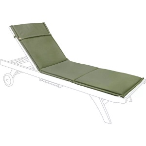 mutoni Garten Deluxe, Gartenkissen Olefin grün für Liege 63x190, Gartenkissen Olefin grün für Liege 63x190