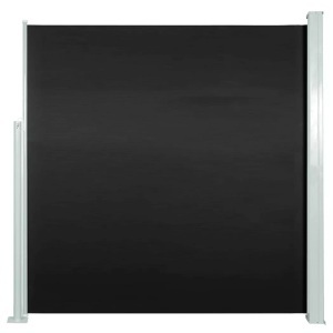 Diverse Hardware, Ausziehbare Seitenmarkise 140 x 300 cm Schwarz, vidaXL Ausziehbare Seitenmarkise 140x300 cm Schwarz