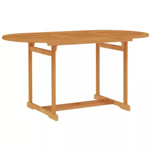 vidaXL, vidaXL Gartentisch 150x90x75 cm Teak Massivholz