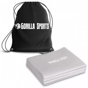Gorilla sports, Gorilla Sports - Faltbare Yoga-Matte Grey, Gorilla Sports - Yogamatte, One Size, Taubengrau