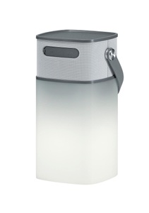 Hansa, Hansa LED 4 Music tragbare LED-Leuchte mit Lautsprecher, Powerbank, USB-Anschluss anthrazit, 