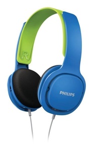 Philips, KINDER KOPFHÖRER, Philips On-Ear-Kopfhörer SHK2000BL Blau, Grün