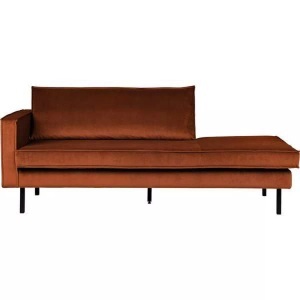 mutoni casual, Recamiere Rodeo Links Velvet Rust, Recamiere Rodeo links Velvet Rust 203