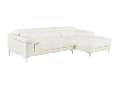 Vente-unique, Ecksofa Leder SOLANGE Ecke Rechts Ecksofa Leder SOLANGE Ecke Rechts, 