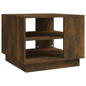vidaXL, vidaXL Couchtisch Räuchereiche 55x55x43 cm Holzwerkstoff