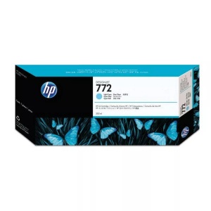 Hp, HP 772 Cyan hell DesignJet Druckerpatrone, 300 ml, Hewlett Packard Tintenpatrone, hell-blau, No.772, CN632A, (300 ml)