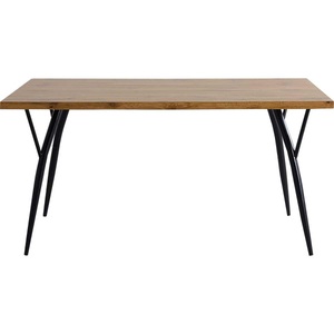 mutoni casual, Esstisch Zopla natur schwarz 150, Esstisch Zopla natur schwarz 150
