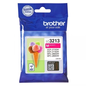 Brother, Brother Lc-3213M magenta Tintenpatrone, Brother Tintenpatrone, rot, LC-3213M, (400 Seiten)