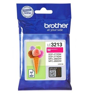Brother, Brother Lc-3213M magenta Tintenpatrone, Brother Tintenpatrone, rot, LC-3213M, (400 Seiten)