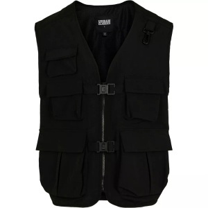 Urban Classics, Urban Classics Tactical Vest Weste schwarz, URBAN CLASSICS - urban claic tactical jacke, S