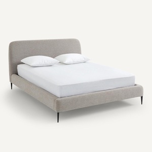 AM.PM, Bett mit Lattenrost Oscar Bett mit Lattenrost Oscar, AM.PM - Bett mit Boxspring, 160X200CM, Taubengrau
