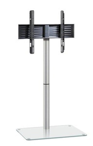 VCM, Universal TV VESA Standfuß Ständer Fernseh Rack Alu Glas Alani Universal TV VESA Standfuß Ständer Fernseh Rack Alu Glas Alani, VCM - TV Standfuß | Alu Fernseh Ständer ESG-Sicherheitsglas Maße ca. H. 100 x B. 60 T. 45 cm Alani, cm, Transparent