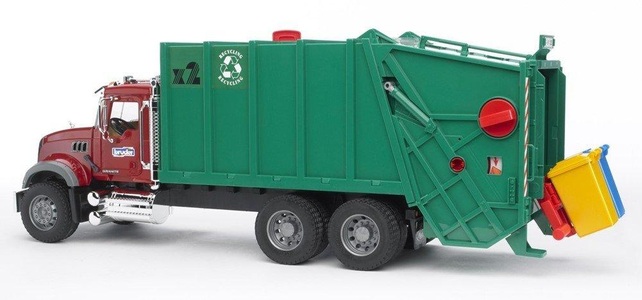 Bruder, BRUDER MACK Granite Müll-LKW, MACK Granite Müll-LKW, Modellfahrzeug