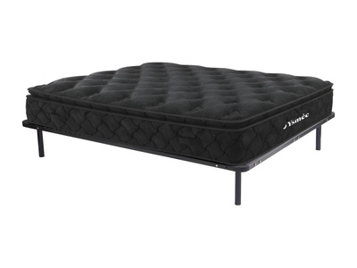 DREAMEA PLAY, Taschenfederkernmatratze Lattenrost Set BLACK DREAM Taschenfederkernmatratze Lattenrost Set BLACK DREAM