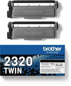 Brother, Brother Toner, schwarz, TN-2320TWIN, (2 x 2'600 Seiten), Toner schwarz TN-2320TWIN