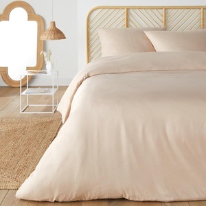 SO'HOME, Bettwäsche-Set aus Recycling-Mikrofaser Bettwäsche-Set aus Recycling-Mikrofaser, SO'HOME - Bettwäsche-Set aus Recycling-Mikrofaser, 140x200 cm, Beige