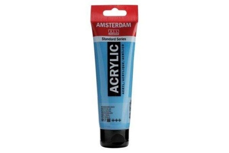 Amsterdam, Amsterdam Acrylfarbe Standard, Talens Acrylfarbe Amsterdam, koenigsblau, 17095172, (120ml)