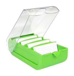 Biella, BIELLA Karteikartenbox Bunny Box A7 20879130U grün 250x132x85mm, BIELLA Karteikartenbox Bunny Box A7 20879130U grün 250x132x85mm