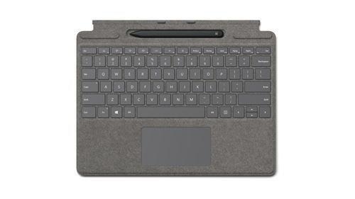 Microsoft, MICROSOFT Signature - Tastatur mit Stift (Platin), 