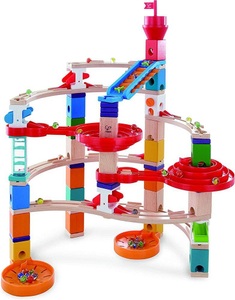 Hape, Super Spiralburg, Bahn, Hape Kugelbahn »Quadrilla: Super«, (129 tlg.)