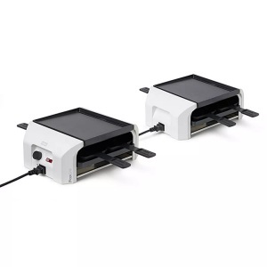 STÖCKLI, Raclette-Grill, Stöckli, »FourFour, 8 Personen«, Stöckli PizzaGrill FourFour Set Weiss