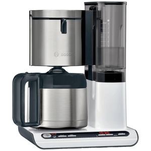 Bosch Haushalt, Bosch Haushalt TKA8A681 Kaffeemaschine Edelstahl, Weiß Fassungsvermögen Tassen=8 Isolierkanne, Bosch Haushalt TKA8A681 Kaffeemaschine Edelstahl, Weiß Fassungsvermögen Tassen=8 Isolierkanne