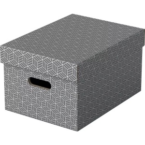 Esselte, ESSELTE Aufbewahrungsboxen Home M 628283 365x265x205mm, grau 3 Stk, ESSELTE Aufbewahrungsboxen Home M 628283 365x265x205mm, grau 3 Stk