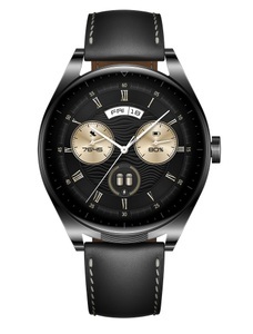 Huawei, HUAWEI WATCH Buds - Smartwatch (140-210 mm, Leder, Schwarz), Watch Buds (Saga-B19T), Smartwatch