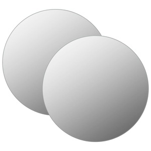 Diverse Hardware, Wandspiegel 2 Stk. 70 cm Rund Glas, vidaXL Wandspiegel 2 Stk. 70 cm Rund Glas