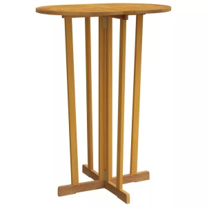 vidaXL, vidaXL Bartisch Klappbar 90x65x105 cm Massivholz Teak, vidaXL Bartisch Klappbar 90x65x105 cm Massivholz Teak