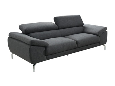 Vente-unique, Sofa 3Sitzer Stoff GRETEL Sofa 3Sitzer Stoff GRETEL, Vente-unique - Sofa 3Sitzer Stoff GRETEL, One Size, Grau