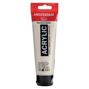 Amsterdam, Amsterdam Acrylfarbe Standard, Talens Acrylfarbe Amsterdam, titanbuff hell, 17092892, (120ml)