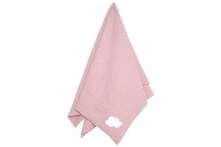 JaBaDaBaDo, JaBaDaBaDo Mullwindel WOLKE (95x75) in rosa, Mullwindel WOLKE (95x75) in rosa
