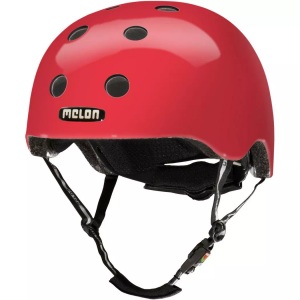 Melon, Melon Helm URBAN ACTIVE - RAINBOW in rot in Gr. 52-58, Melon Rainbow Velohelm rot