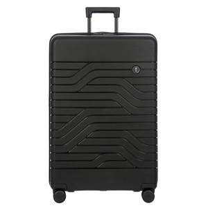 Brics, Brics Ulisse B1Y - Erweiterbarer Trolley Spinner Large in Schwarz, Brics - Ulisse Erweiterbarer Trolley 79cm, für Damen, Schwarz, One Size