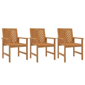 vidaXL, vidaXL Garten-Essstühle 4 Stk. Massivholz Akazie