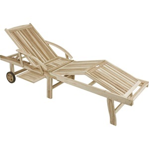 mutoni, Sonnenliege Java Teak Natur Unisex Braun ONE SIZE, 