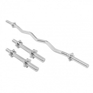 Gorilla sports, Hantelstangen Unisex Silber ONE SIZE, 