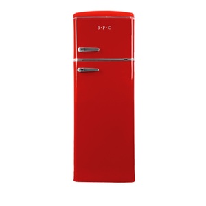SPC, SPC Ks3666 Rot; Rechts Kühlschrank freistehend, SPC - KS3666-1 retro RD, One Size