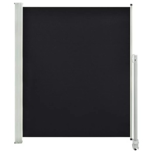 Diverse Hardware, Ausziehbare Seitenmarkise 160 x 300 cm Schwarz, vidaXL Ausziehbare Seitenmarkise 160x300 cm Schwarz