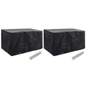 vidaXL, vidaXL Gartenmöbel-Abdeckungen 2 Stk. 8 Ösen 180x70x90 cm, vidaXL Gartenmöbel-Abdeckungen 2 Stk. 8 Ösen 180x70x90 cm