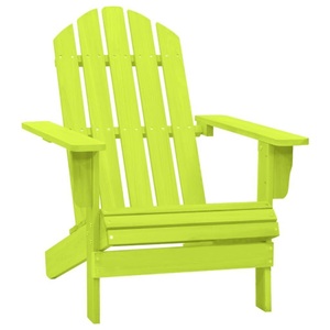 vidaXL, vidaXL Adirondack-Gartenstuhl Massivholz Tanne Grün