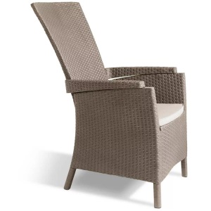 Allibert, Allibert Liegesessel Vermont Cappuccino 238449, 