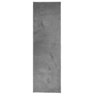 vidaXL, vidaXL Teppich OVIEDO Kurzflor Anthrazit 80x250 cm