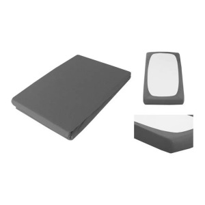 undefined, Jersey-Fixleintuch für Topper, Jersey Titanium