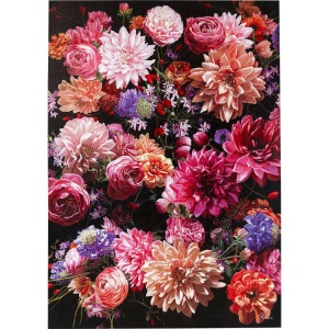 Kare Design, Bild Touched Flower Bouquet 200x140cm, Bild Touched Flower Bouquet 200x140cm