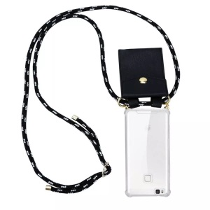 Cadorabo, Handy Kette für Huawei P9 LITE 2016  G9 LITE Silikon mit Gold Ringen