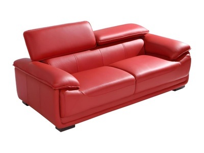 Vente-unique, Ledersofa 3Sitzer MACELO Ledersofa 3Sitzer MACELO, 
