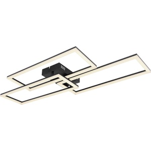 mutoni light, Deckenleuchte Tiny Metall schwarz matt LED 90x40x8, Deckenleuchte Tiny Metall schwarz matt LED 90x40x8